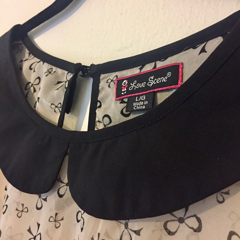 Love Scene sheer blouse